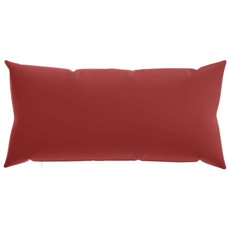 Vidaxl kussensloop 6 pcs heerlen wijnrood 40 x 80 cm polyester