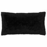 Vidaxl kussensloop 12 pcs heerlen zwart 40 x 80 cm pv fleece