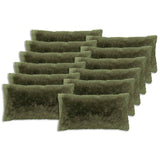Vidaxl kussensloop 12 pcs heerlen groen 40 x 80 cm pv fleece
