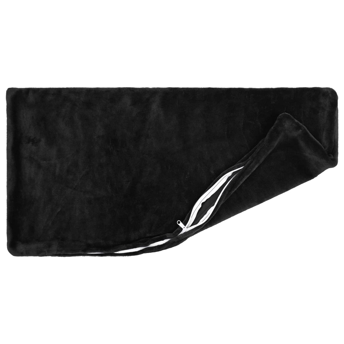 Vidaxl kussensloop 12 pcs heerlen zwart 40 x 80 cm flanel