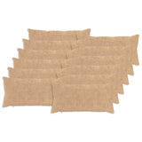 Vidaxl kussensloop 12 st heerlen crèmekleurig 40 x 80 cm