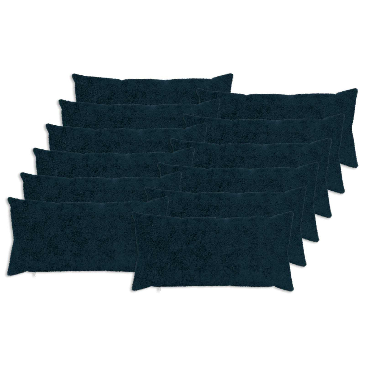 Vidaxl kussensloop 12 st heerlen marineblauw 40 x 80 cm