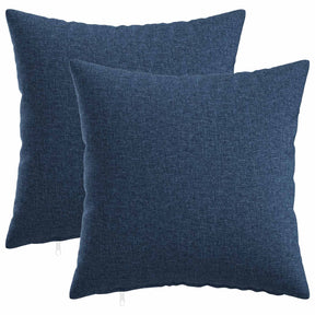Vidaxl kussensloop 2 st heerlen blauw 45 x 45 cm stof