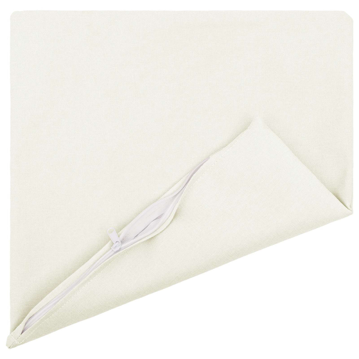 Vidaxl kussensloop 12 st heerlen wit 45 x 45 cm stof