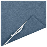 Vidaxl kussensloop 2 st heerlen jeans blauw 45 x 45 cm stof
