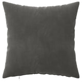 Vidaxl kussensloop 2 pcs heerlen donkergrijs 45 x 45 cm fluweel