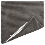 Vidaxl kussensloop 2 pcs heerlen donkergrijs 45 x 45 cm corduroy