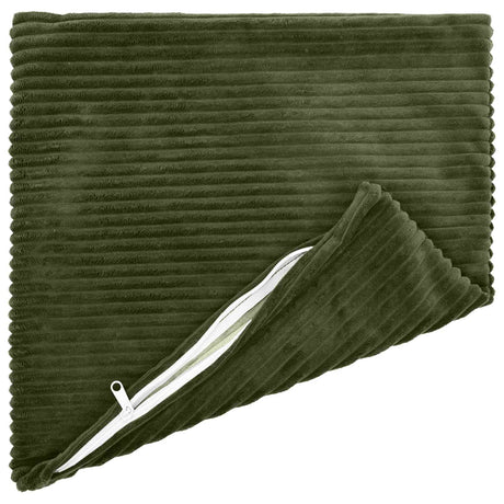 Vidaxl kussensloop 12 pcs heerlen groen 45 x 45 cm corduroy