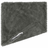 Vidaxl kussensloop 6 pcs heerlen lichtgrijs 45 x 45 cm pv fleece