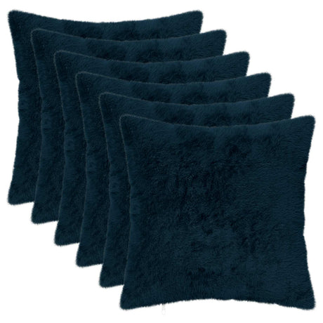 Vidaxl kussensloop 6 st heerlen marineblauw 45 x 45 cm
