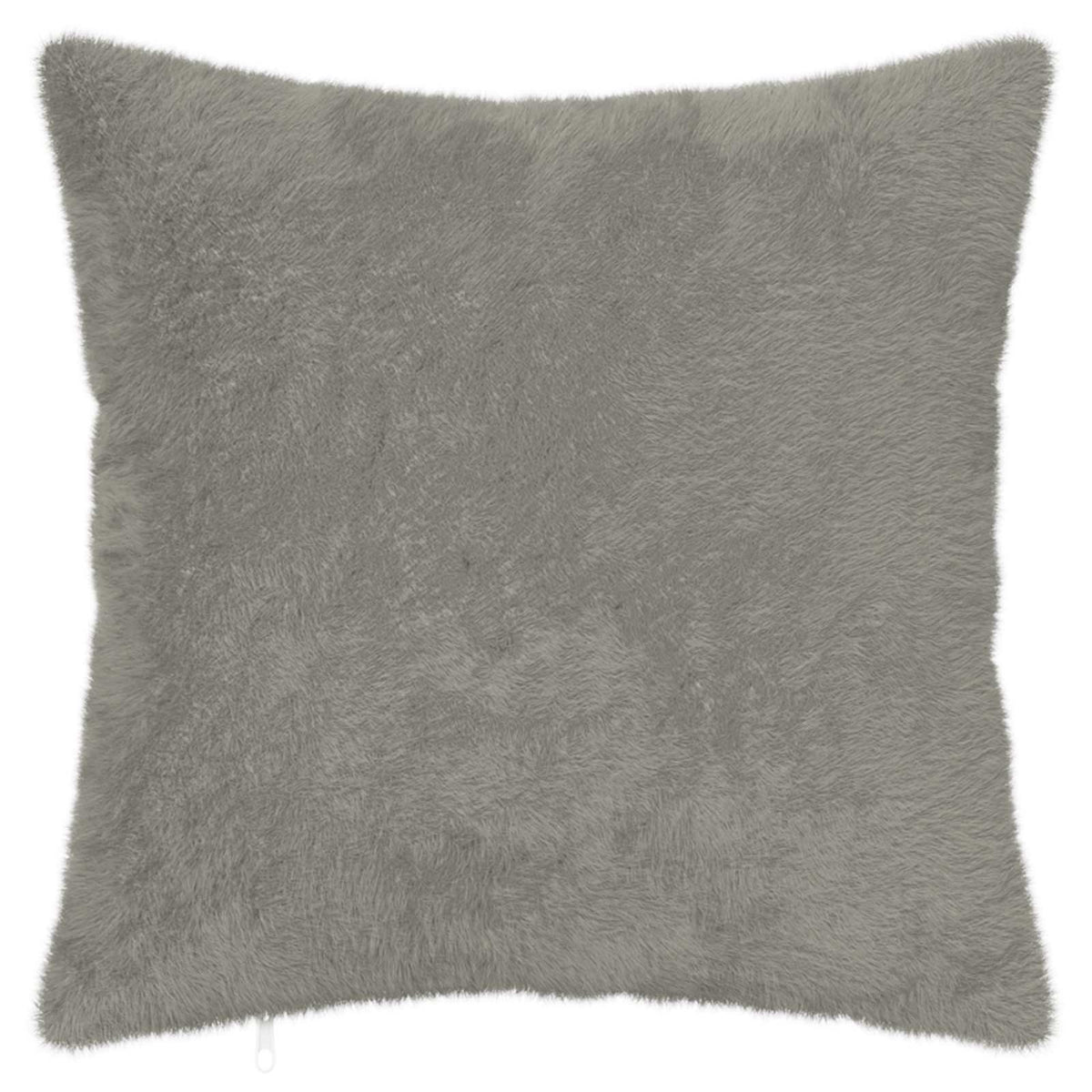 Vidaxl kussensloop 2 st heerlen lichtgrijs 45 x 45 cm nep konijnenbont