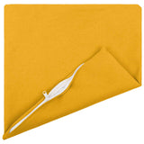 Vidaxl kussensloop 2 st heerlen lichtgeel 50 x 50 cm stof