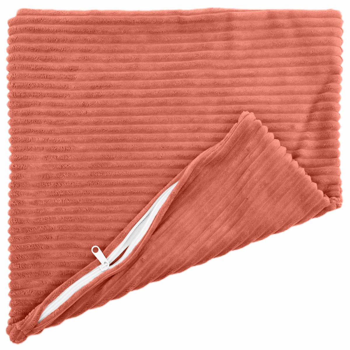 Vidaxl kussensloop 2 pcs heerlen rood-oranje 50 x 50 cm corduroy