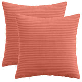 Vidaxl kussensloop 2 pcs heerlen rood-oranje 50 x 50 cm corduroy