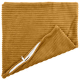 Vidaxl kussensloop 6 pcs heerlen geel 50 x 50 cm corduroy