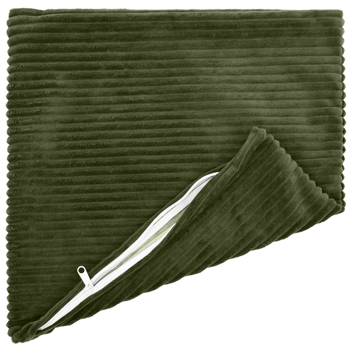 Vidaxl kussensloop 2 pcs heerlen groen 50 x 50 cm corduroy