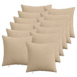 Vidaxl kussensloop 12 pcs heerlen taupe 50 x 50 cm corduroy