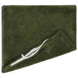 Vidaxl kussensloop 2 pcs heerlen groen 50 x 50 cm microfiber fleece