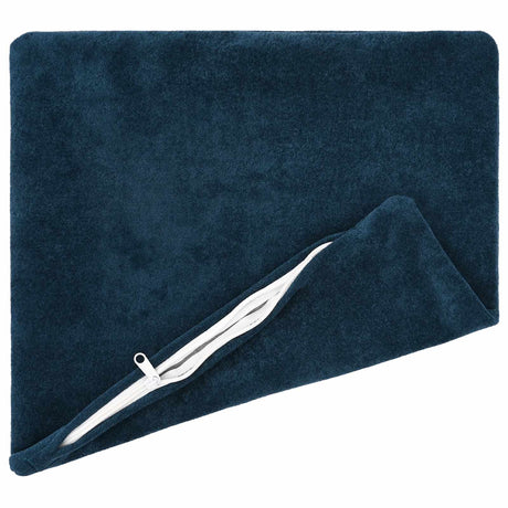 Vidaxl kussensloop 6 pcs heerlen blauw 50 x 50 cm microfiber fleece
