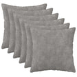 Vidaxl kussensloop 6 pcs heerlen lichtgrijs 50 x 50 cm