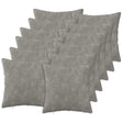 Vidaxl kussensloop 12 pcs heerlen lichtgrijs 50 x 50 cm
