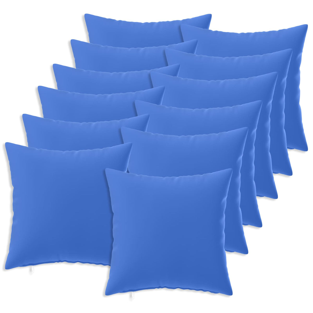 Vidaxl kussensloop 12 pcs heerlen koninklijk blauw 50 x 50 cm