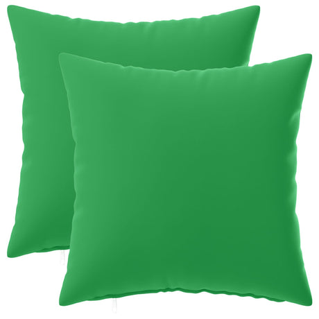 Vidaxl kussensloop 2 pcs heerlen groen 50 x 50 cm polyester