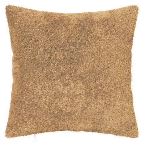 Vidaxl kussensloop 2 st heerlen taupe 50 x 50 cm nep konijnenbont