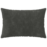 Vidaxl kussensloop 6 st heerlen antraciet 50 x 70 cm microfiber fleece