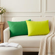 Vidaxl kussensloop 6 pcs heerlen groen 50 x 80 cm polyester