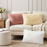 Vidaxl kussensloop 6 pcs heerlen wit 50 x 70 cm pv fleece
