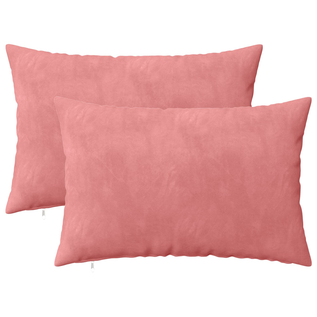 Vidaxl kussensloop 2 pcs heerlen roze 50 x 75 cm fluweel