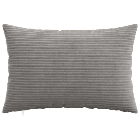 Vidaxl kussensloop 6 pcs heerlen lichtgrijs 50 x 75 cm corduroy