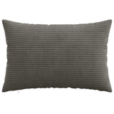 Vidaxl kussensloop 2 pcs heerlen donkergrijs 50 x 75 cm corduroy