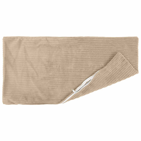 Vidaxl kussensloop 2 pcs heerlen taupe 50 x 75 cm corduroy