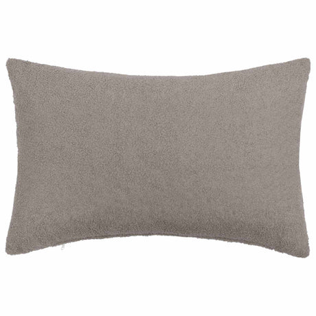Vidaxl kussensloop 2 pcs heerlen lichtgrijs 50 x 75 cm bouclé
