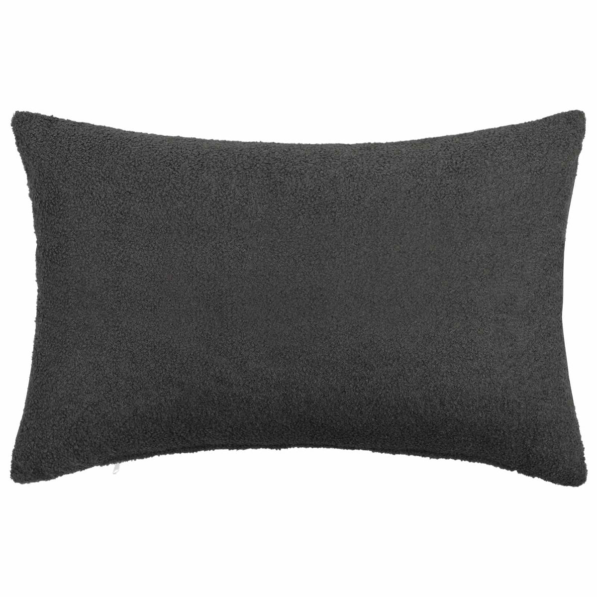 Vidaxl kussensloop 2 pcs heerlen donkergrijs 50 x 75 cm bouclé
