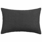 Vidaxl kussensloop 2 pcs heerlen donkergrijs 50 x 75 cm bouclé