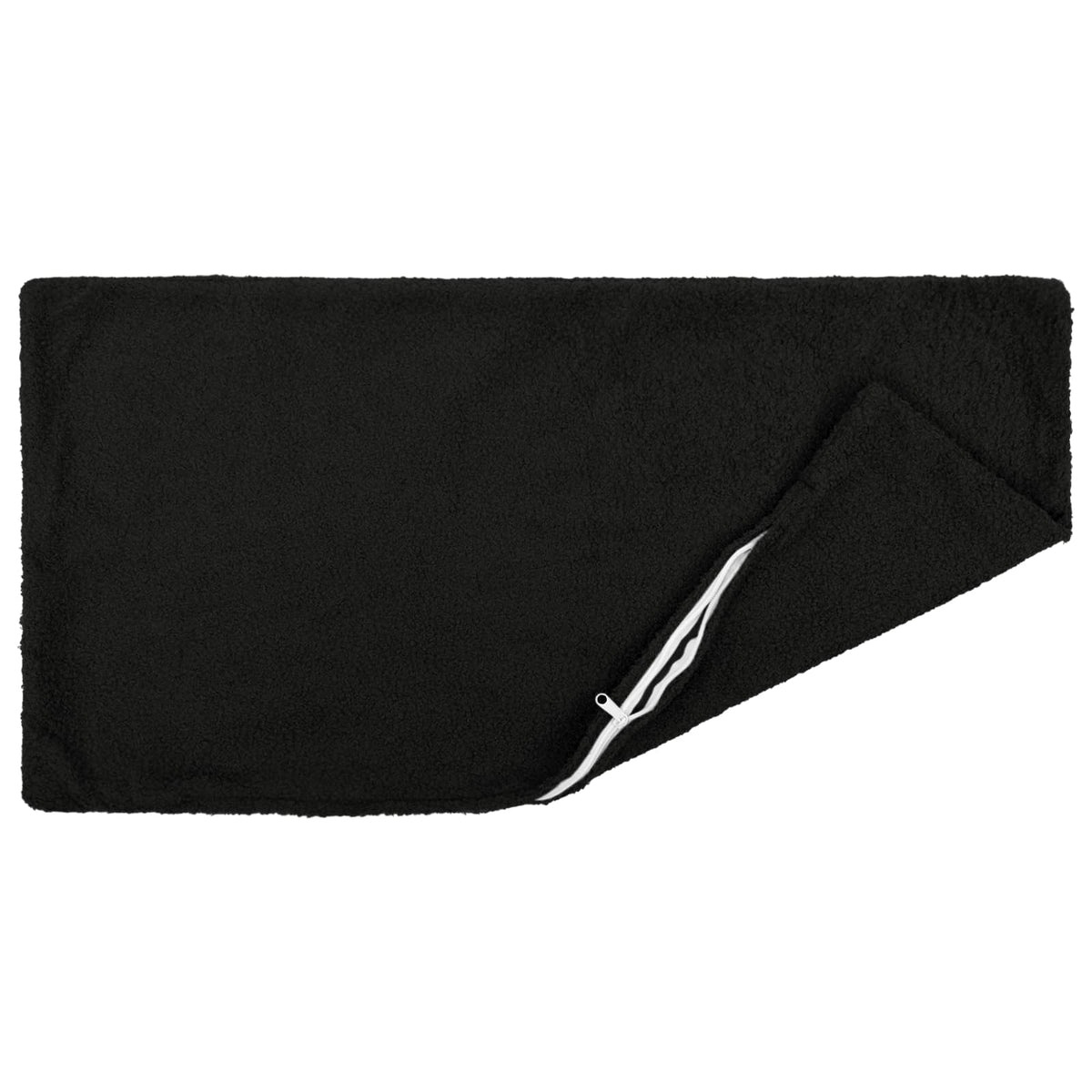 Vidaxl kussensloop 2 pcs heerlen zwart 50 x 75 cm bouclé