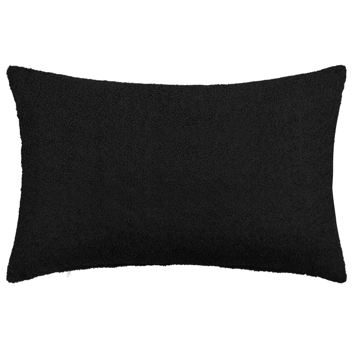 Vidaxl kussensloop 2 pcs heerlen zwart 50 x 75 cm bouclé