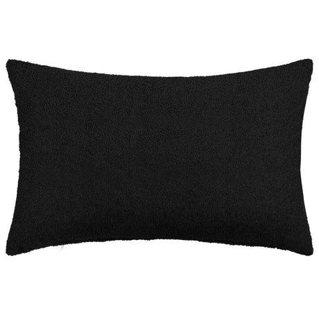 Vidaxl kussensloop 2 pcs heerlen zwart 50 x 75 cm bouclé