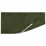 Vidaxl kussensloop 2 pcs heerlen groen 50 x 75 cm microfiber fleece