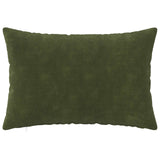 Vidaxl kussensloop 2 pcs heerlen groen 50 x 75 cm microfiber fleece