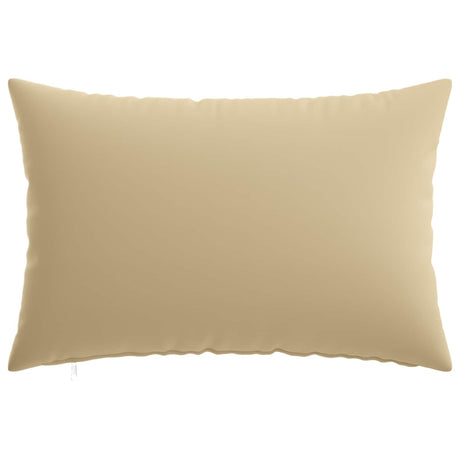 Vidaxl kussensloop 6 pcs heerlen beige 50 x 75 cm polyester