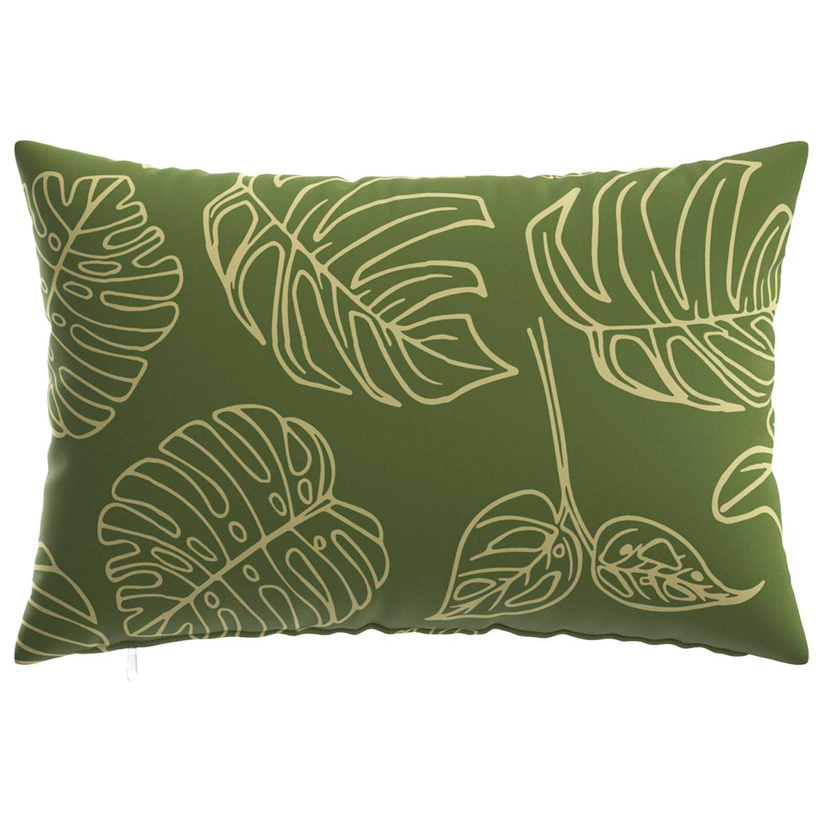 Vidaxl kussensloop 2 pcs heerlen bladontwerp 50 x 75 cm polyester