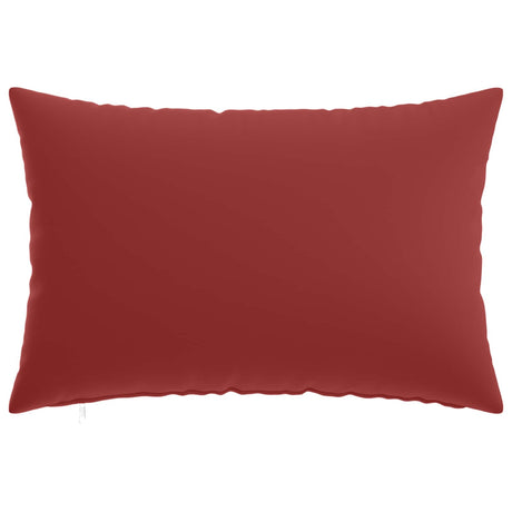 Vidaxl kussensloop 6 pcs heerlen wijnrood 50 x 75 cm polyester