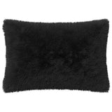 Vidaxl kussensloop 2 pcs heerlen zwart 50 x 75 cm pv fleece