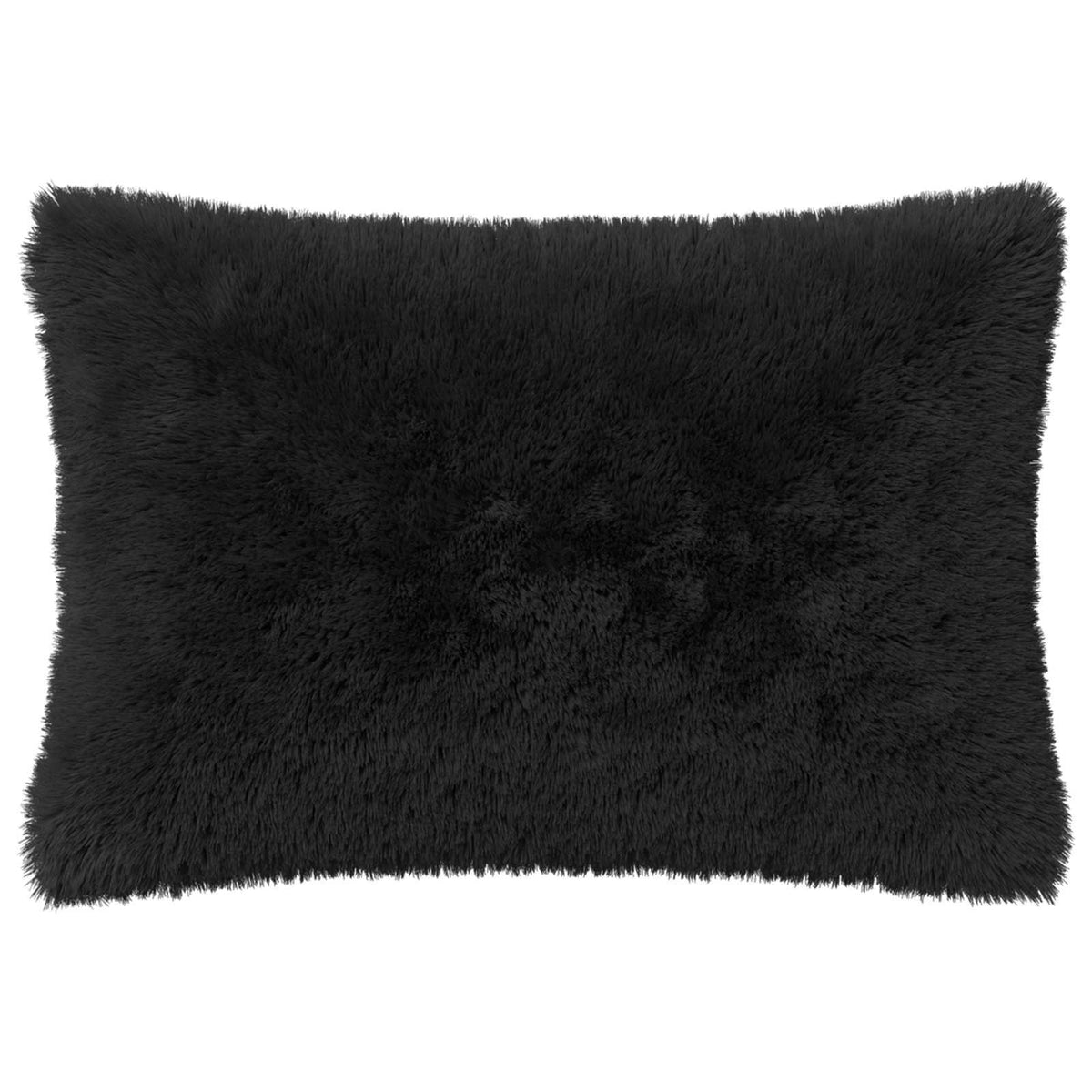Vidaxl kussensloop 6 pcs heerlen zwart 50 x 75 cm pv fleece