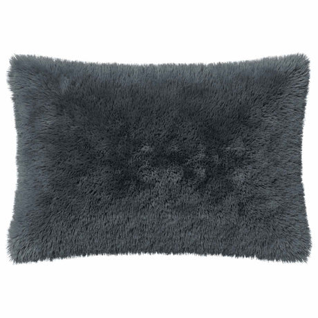 Vidaxl kussensloop 6 pcs heerlen antracietkleurig 50 x 75 cm pv fleece