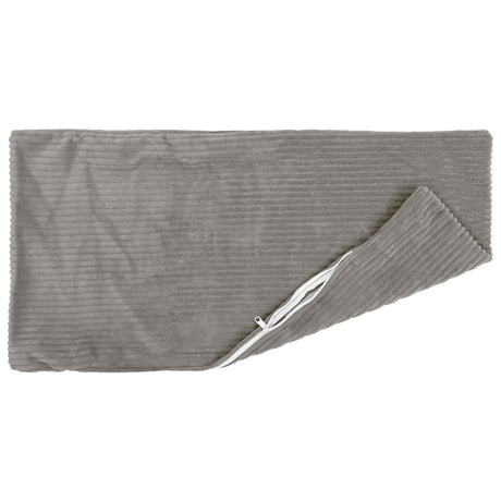 Vidaxl kussensloop 2 pcs heerlen lichtgrijs 50 x 80 cm corduroy
